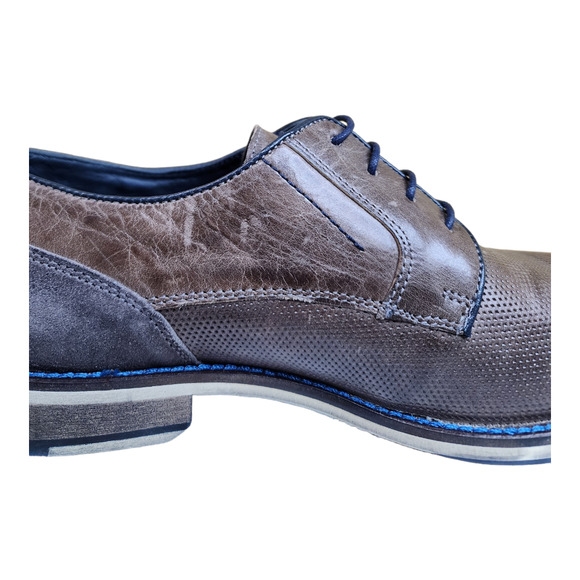 Testosterone “Down With It” Grey Oxford Dress Shoes Men’s Size 42 (US 8.5–9) - Picture 6 of 11